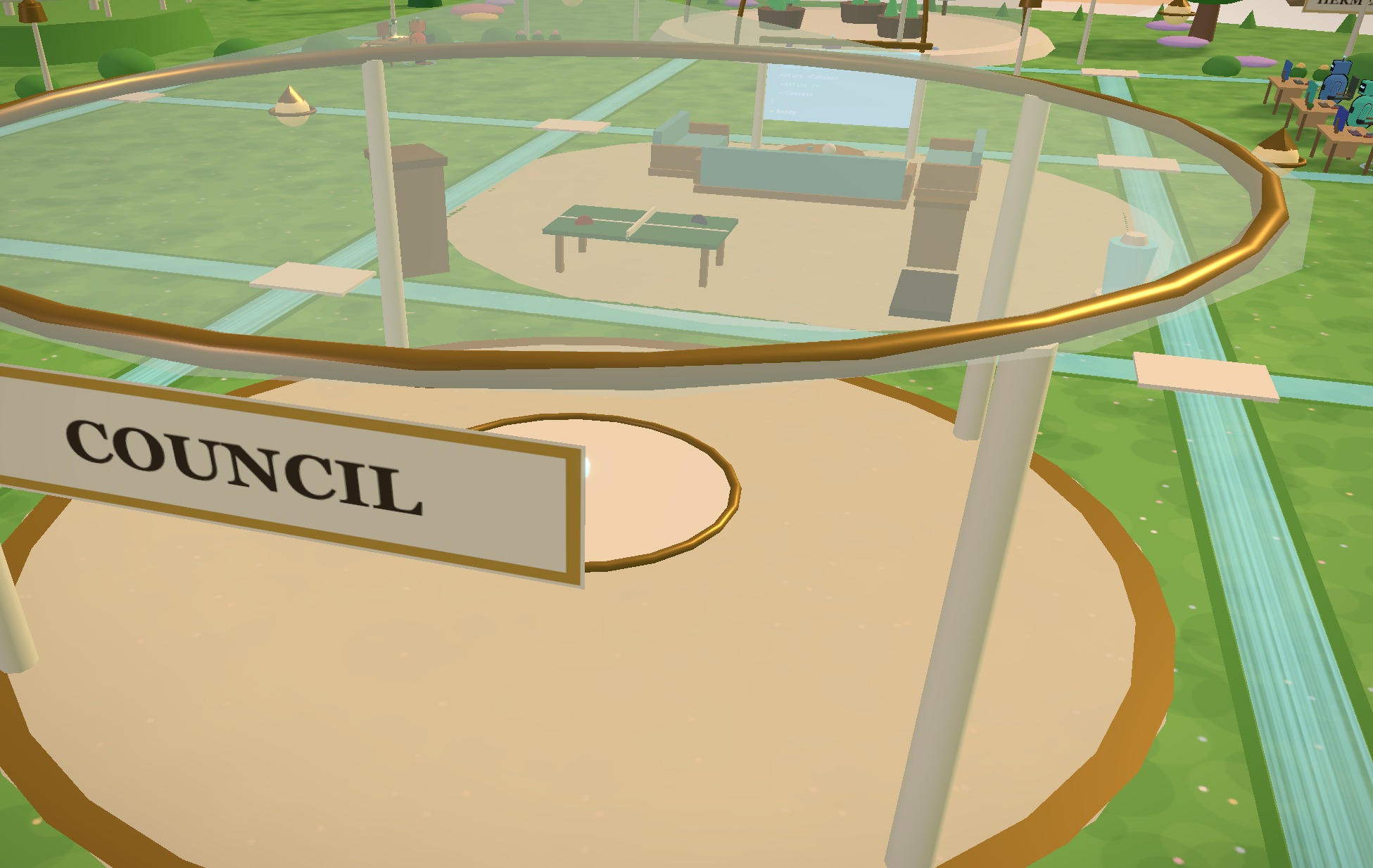 The meeting area of the campus